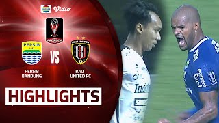 Highlights - Persib Bandung VS Bali United FC | Piala Presiden 2022