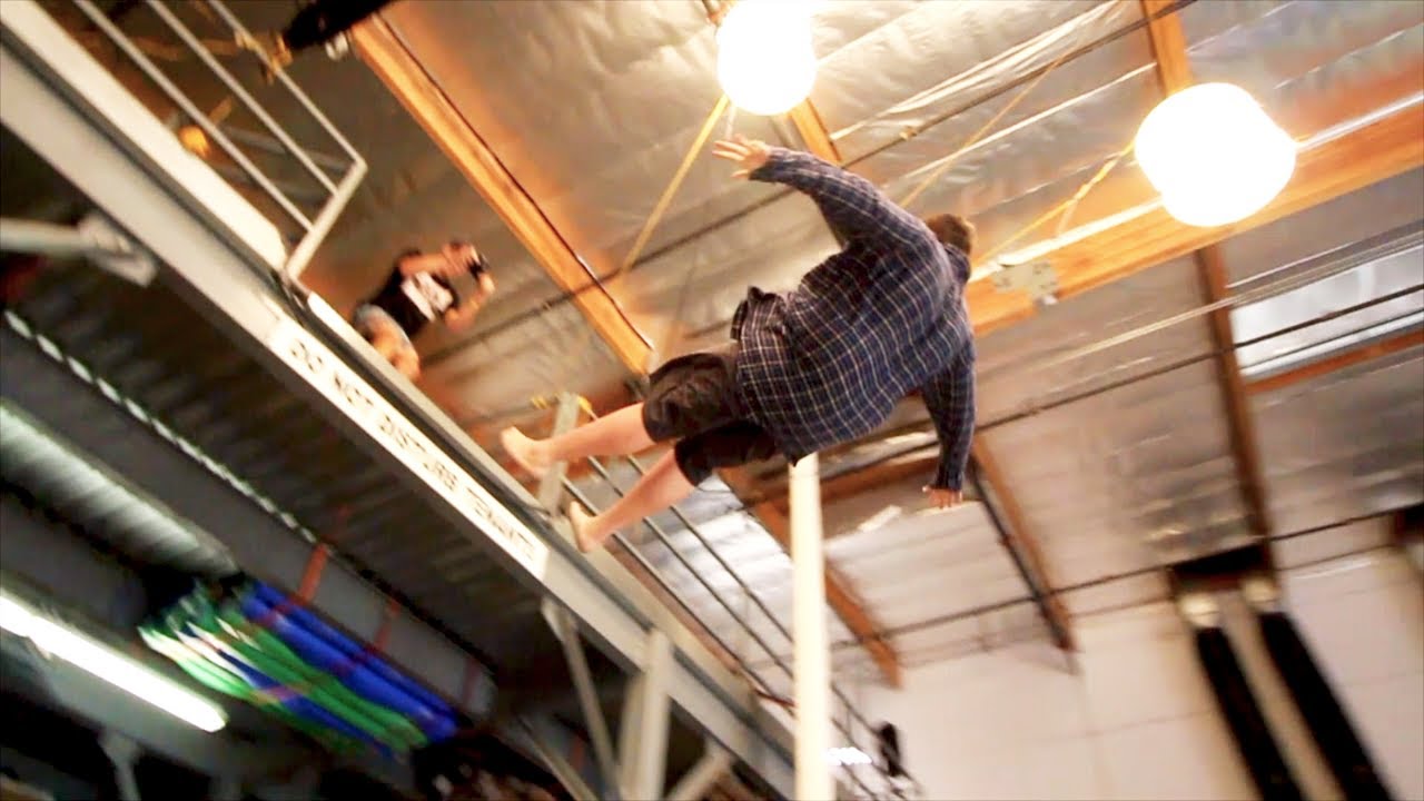 Falling Off Second Story Building Youtube
