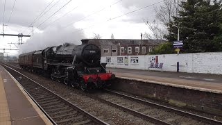 LMS 5MT 44871 at Patricroft Railway Station