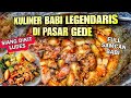 SAMCAN BABI KECAP !! MENU TIAP HARI GANTI , SIANG DIKIT LUDES !! KULINER BABI DI PASAR GEDE SOLO