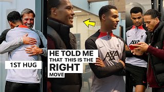 😍Klopp Gakpo 1st Hug |👀Gapko 1st Liverpool Interview 'Van Dijk Convinced Me!'