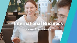 Simona about studying International Business in the Netherlands