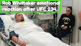 Robert Whittaker breaks silence after UFC 234 withdrawal.