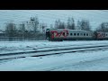 electric locomotive ep2k with passenger train