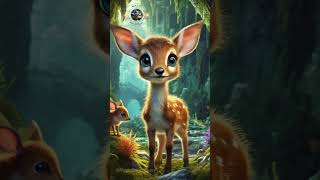 🦌 Max’ magisches Abenteuer im Wald – Ein kleines Reh entdeckt die Welt! 🌿✨ #animalfusion #animals