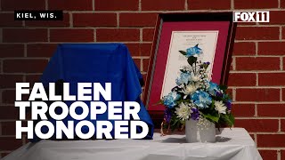 Kiel post office dedication celebrates life and bravery of fallen Wisconsin state trooper