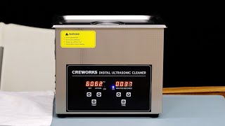 Ultrasonic Cavitation Cleaner - Demo \u0026 Full Review of CREWORKS