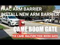 FAAC ARM BARRIER NEW INSTALL - CAME BOOM BARRIER