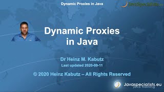 Dynamic Proxies in Java