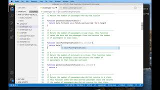 04 Titanic Data solving titanic problems - learn Data Visualization with JavaScript