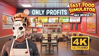 I didn't run my restaurant for a week... FAST FOOD SIMULATOR NIGHTMARE DIFFICULTY!