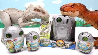 4 Jurassic POD Robot Random - Dinosaur Eggs Transformer 쥬라기팟 공룡 랜덤 로봇
