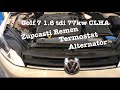 Zamjena termostata, Zubcasti remen, Alternator Golf 7 1.6tdi 77kw CLHA @ismardjozo