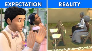 Expectation vs Reality | The Sims 4 My Wedding Stories