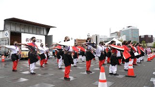 立教大学よさこい連 百合文殊 ♪あやつなぎ @ 横浜よさこい祭り (開港の丘会場) 2021-10-17T11:36