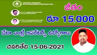 AP  హౌసింగ్ డిపార్ట్మెంట్ లో కొన్ని ఉద్యోగాలు//Small job Notification in Ap housing Dept,