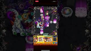 【モンスト】禁忌の獄 十五ノ獄(裏)・SS無し 完全無課金編成 (魔法陣無し)