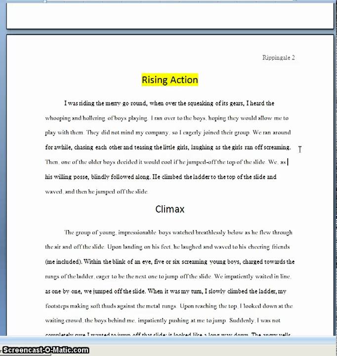 Argumentative Essay Introduction To A Narrative Essay