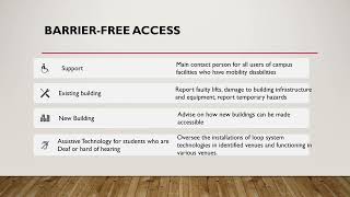 Introducing Barrier Free Access