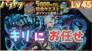 【Lv45攻略】5000万DL記念クエスト！キリで耐久突破