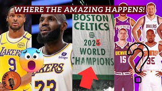 LeBron and Bronny make history, Celtics will repeat, and my top 10 players & teams in the NBA