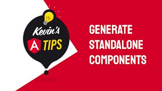 Generating standalone components in Angular 14