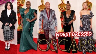 10 WORST DRESSED AT THE OSCARS 2024!