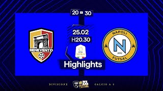 GG Team Wear Benevento 5-Napoli Futsal 1-9 | 20ª giornata | Serie A 2024/2025 | Highlights