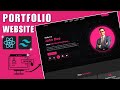 Build a Personal Portfolio Website Using React JS & Tailwind CSS 2026