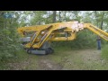 ommelift 2750 rxbdj tracked tree work in the park