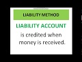 Accounting for Income/ Liability and Income Methods