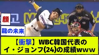 【衝撃】WBC韓国代表の イ・ジョンフ24の成績wｗｗ【WBC】【なんJまとめ】【なんJ反応】