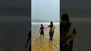 @ଆସି ପହଞ୍ଚି ଗଲୁ ପେଣ୍ଠ ରେ 😛Pentha sea beach #odia vlog #odia blogger 🙏♥️#youtube shorts #shorts