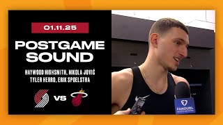 Highsmith, Jović, Herro, Spoelstra | Postgame Interview | January 11, 2025