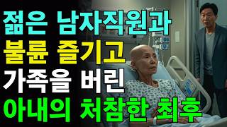 아내가 몰래 불륜을 즐기던 충격증거를 발견하고 황혼이혼한 사연 | 인생이야기 | 오디오북