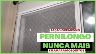 COMO FAZER E INSTALAR TELA DE MOSQUITEIRO | FAÇA VOCÊ MESMO - ADEUS PERNILONGO | DIY 🦟| AP MRV