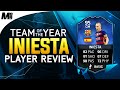 FIFA 16 TOTY INIESTA REVIEW (95) FIFA 16 Ultimate Team Player Review + In Game Stats