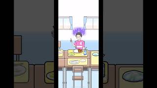 給食の苦悩 【エスパーボーイ】 #shorts