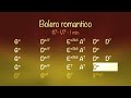 bolero romantico latin backing track d minor 96bpm. play along and enjoy