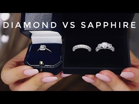 Diamonds vs White Sapphires Comparison Diamonds vs White Sapphires Comparison