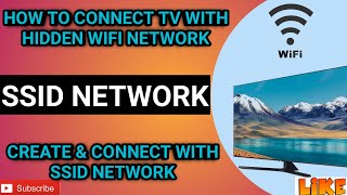How to connect with Hidden WiFi or SSID Network ⚡How to your Samsung TV with hidden wifi network 🤔