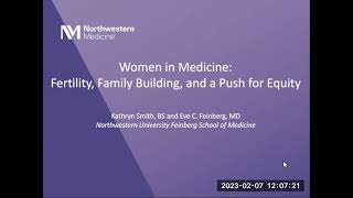 Women in Medicine Fertility, Family Building, and a Push for Equity