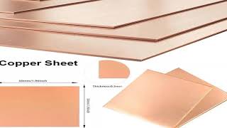 1pcs Pure Copper Sheet Thick0.25mm-8mm Metal Copper Plate 100x100mm 150x150mm Cu Metal She