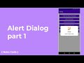 Alert Dialog part 1 (Java)