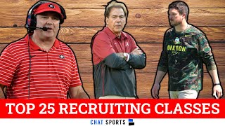 College Football Signing Day: Top 25 Recruiting Classes For 2023