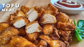Tofu Meat Recipe | How to make Tofu look and taste like Chicken