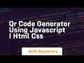 Qr code generator using javascript i html css