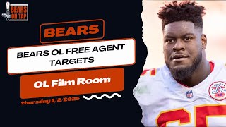 Offensive Line Free Agent Targets -- Bears Film Room | Chicago Bears Podcast