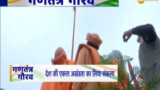 Republic Day 2019: Saints unfurl Indian flag at Prayagraj