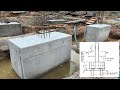 Construction: Pile Cap Building Ground Foundation Concrete Works, Pile Cap Concrete Casting Process